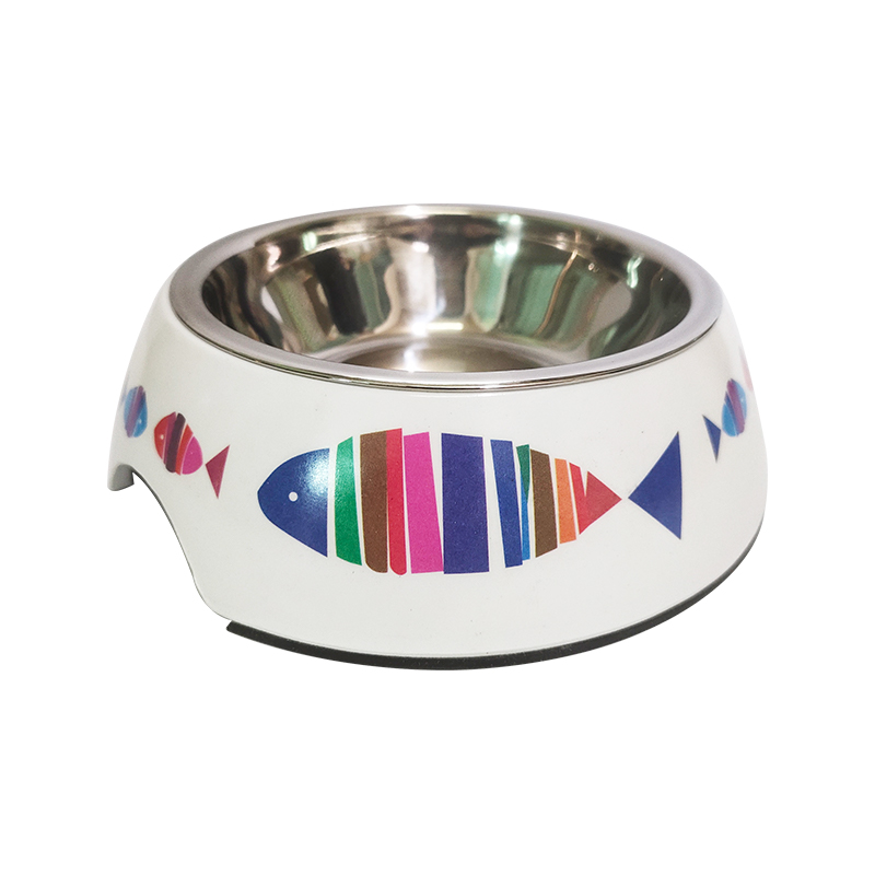 Mangkuk air dan makanan anjing kucing berbahan stainless steel