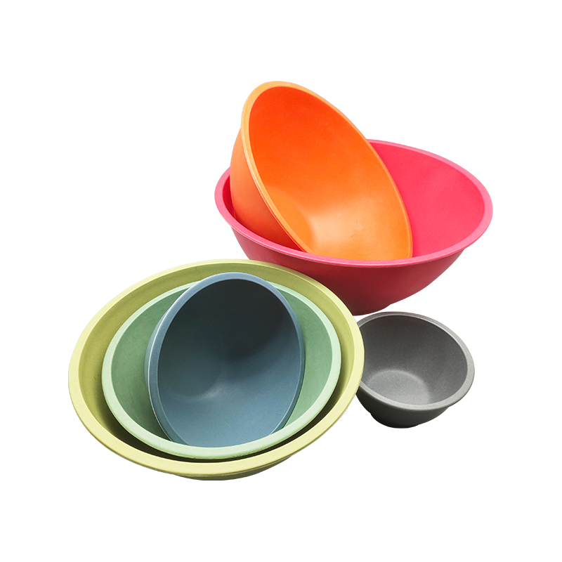 Set mangkuk salad serat bambu