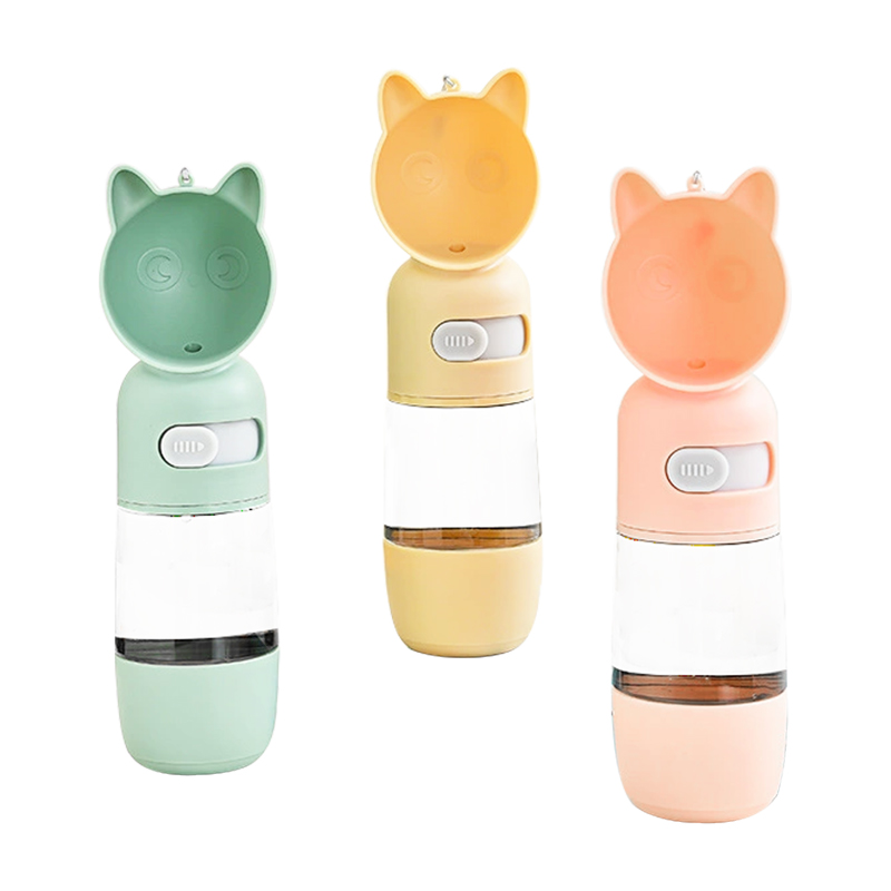 Botol minum air anjing kucing portabel anti bocor