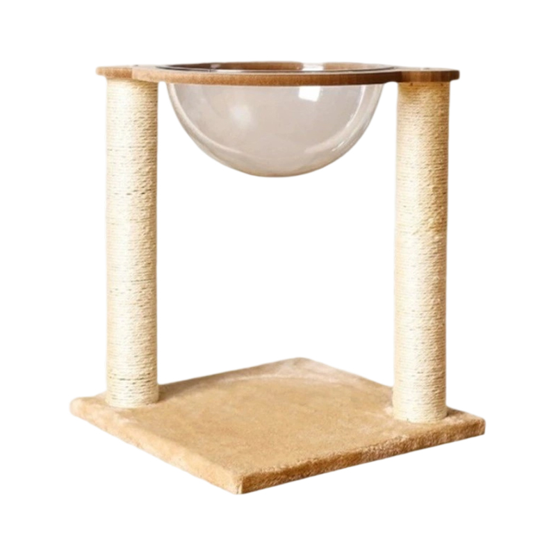 Platform penggaruk kucing dari kayu